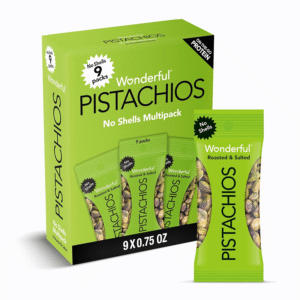 Wonderful Pistachios Roasted & Salted Nuts 0.75 Ounce Bag (Pack of 9)
